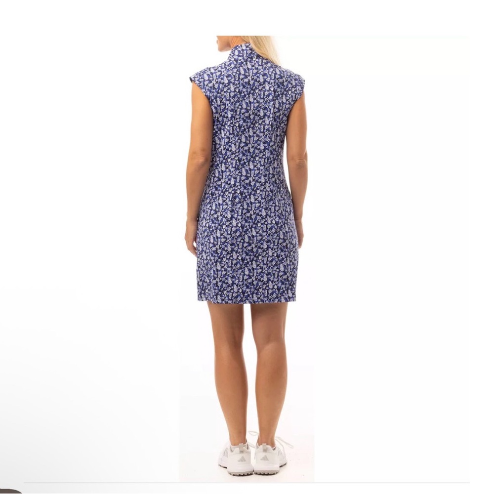NWT San Soleil Solistyle Sleeveless Golf Dress -Mai Tai Size S MSP$130 - Picture 2 of 13